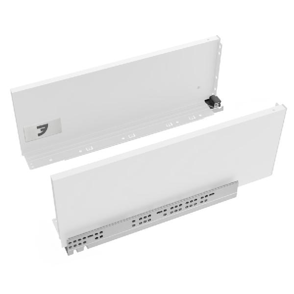 Slim T-box 4D комплект ящика 550мм, белый, боковины h180мм, откр. от нажатия, для ДСП 16мм